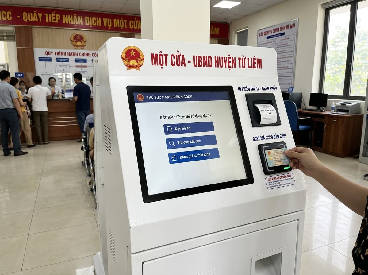 Hệ thống phần mềm Kiosk tự phục vụ